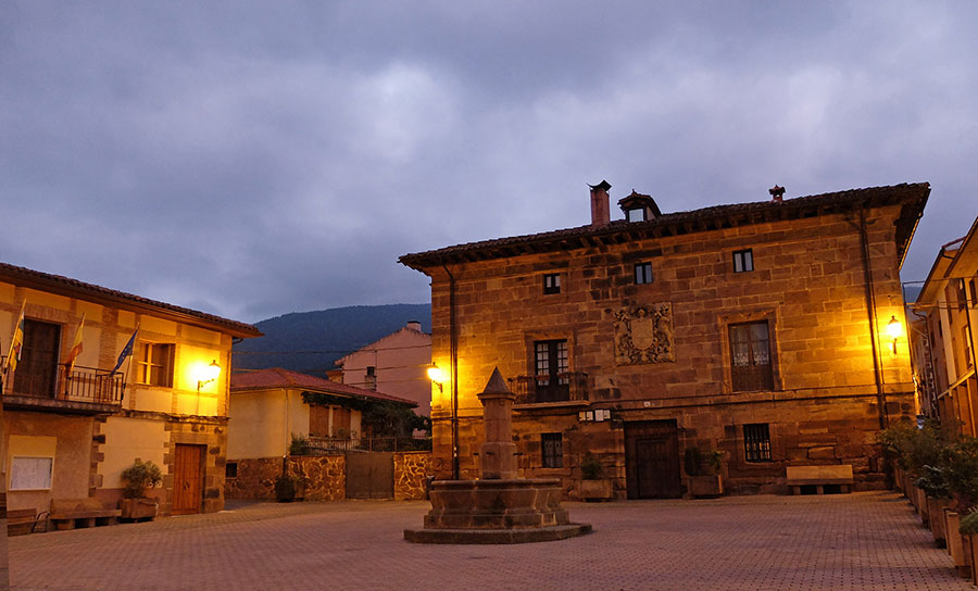 Valgañon de noche